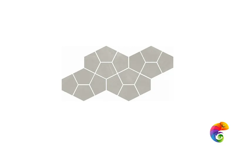 Мозаика Italon  Continuum Silver Mosaico Prism  20,5x41,3