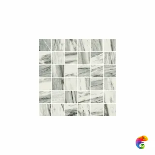 Керамогранит Италон Скайфолл Бьянко Мозаика Патинированный 30x30