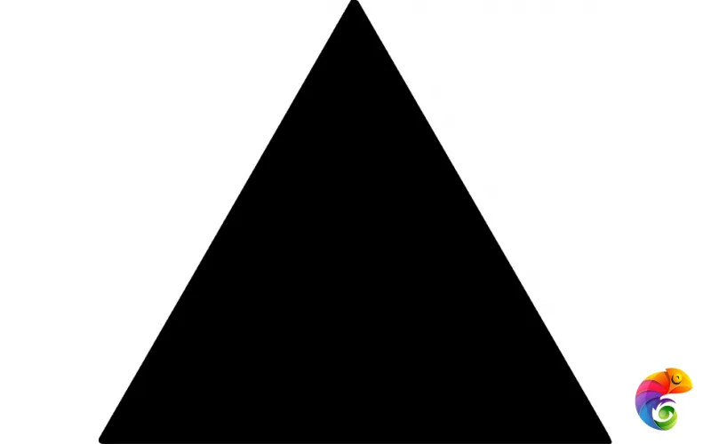 Керамическая плитка Petracers Triangolo Fondo Nero 17x17