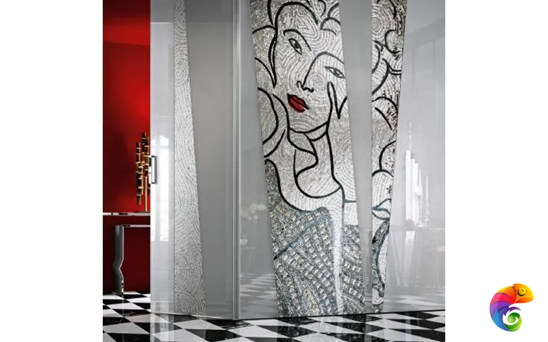 Стеклянное панно Sicis Vetrite Le Miroir 240x280