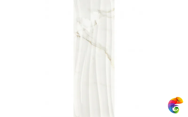 Керамическая плитка Love Ceramic Precious Calacatta Shape Gold 35х100 Pol Rett