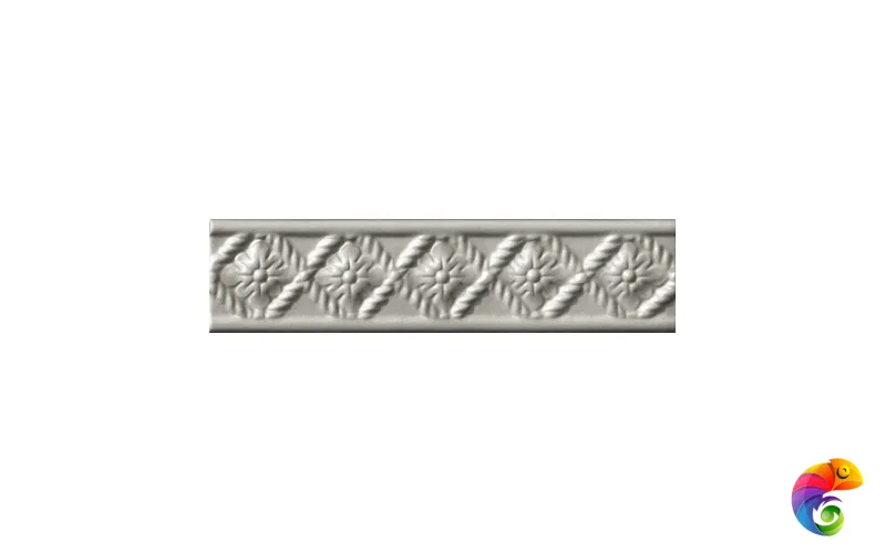 Бордюр Ceramiche Grazia Amarcord Igea Fumo Matt 5x20