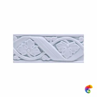Бордюр Ceramiche Grazia Boiserie Gemme Indaco 8x20