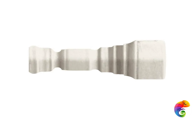 Вставка Ceramiche Grazia Epoque Angolo Terminal Deco Bianco Matt 2x12