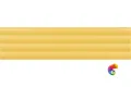 Плитка Equipe Costa Nova Onda Yellow Matt 5x20 см