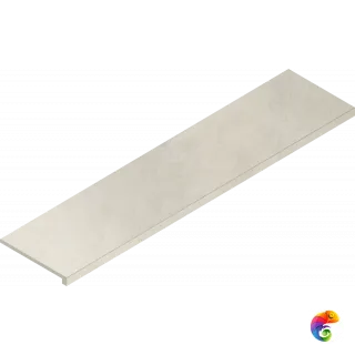 Italon Керамогранитная угловая ступень Millennium Scal. Ang. DX Pure 33x120 Nat
