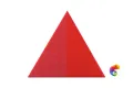 Керамическая плитка Petracers Triangolo Cristalli Rosso 17x17