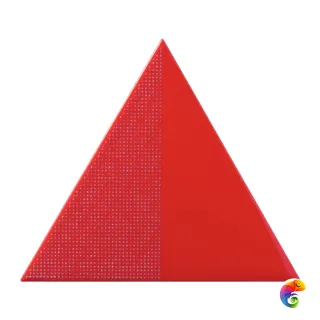 Керамическая плитка Petracers Triangolo Cristalli Rosso 17x17