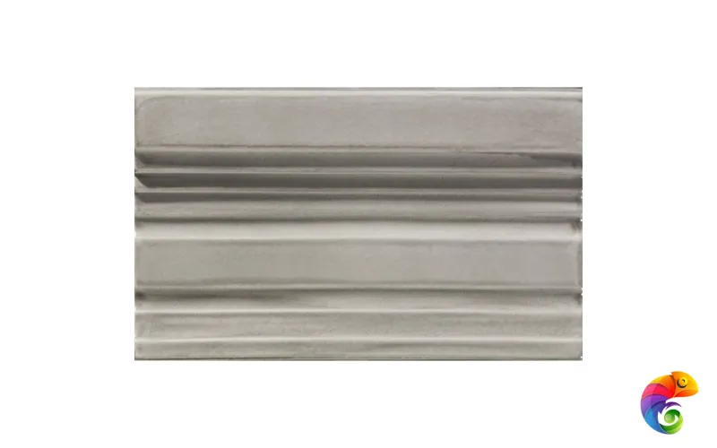 Бордюр Ceramiche Grazia Epoque Terminale Pitti Diamantato Grey Craquele 12x20