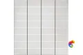 Mutina Керамическая плитка Aurore Light Grey Grid L 20,5x20,5