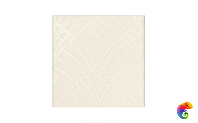 Керамическая плитка Petracers Grand Elegance Rubino Deco Avorio Lustro Cromo 20X20