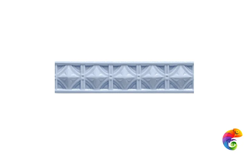 Бордюр Ceramiche Grazia Essenze Neoclassico Genziana 6x26