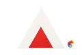 Керамическая плитка Petracers Triangolo Pallino Rosso Su Bianco 17x17