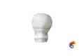 Вставка Ceramiche Grazia Essenze Angolo Esterno Parete Argento Craquele 3x5