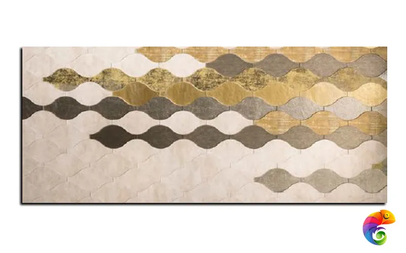 Стеклянное панно Sicis Vetrite Anfora Queen 152x294,5