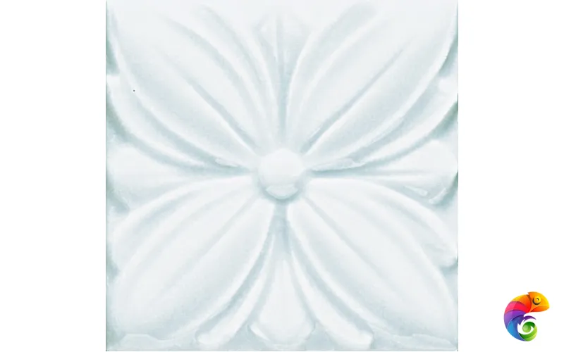 Вставка Ceramiche Grazia Melange Tozzetto Alloro Light Blue 6,5x6,5