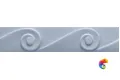 Бордюр Ceramiche Grazia Essenze Onda Genziana 5,5x26