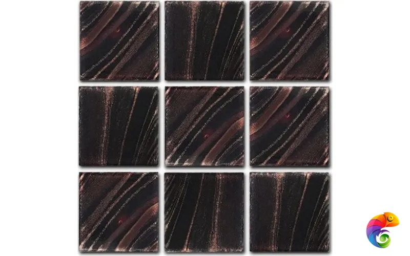 Rose Mosaic Стеклянная мозаика 1x1 G48(5) сетка 318х318