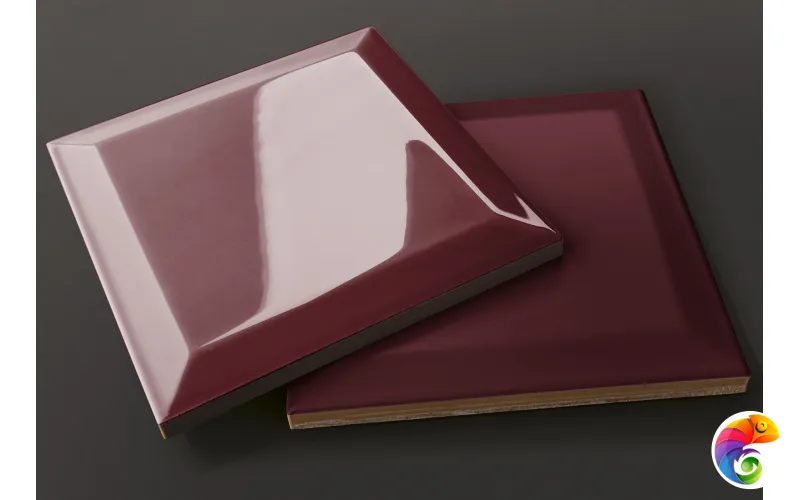Керамическая плитка Etruria Design Victoria Piano Burgundy Lux 1° Scelta 7,5X7,5