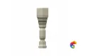 Вставка Ceramiche Grazia Epoque Angolo Terminal Pitti Grey Craquele 2x12