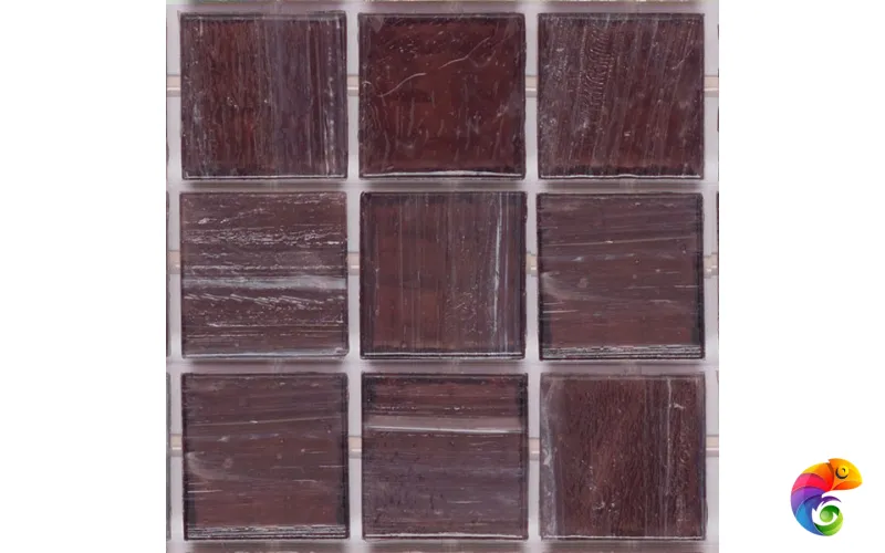 Стеклянная мозаика с авантюрином Trend Brillante Opale 227 на бумаге Luc 2x2