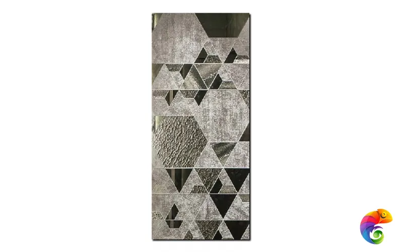 Стеклянное панно Sicis Vetrite Fragments Grey 95,6x318,6