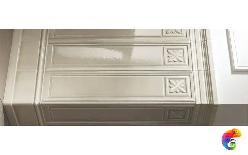 Бордюр Ceramiche Grazia Epoque Terminale Pitti Bianco Matt 12x20