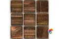 Trend Стеклянная мозаика с авантюрином 2x2 Brillante Opale 270 сетка 316х316