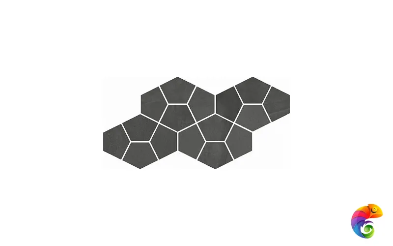 Мозаика  Italon Continuum Petrol Mosaico Prism  20,5x41,3
