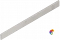 Italon Керамогранитный плинтус Millennium Battiscopa Silver 7,2x80 Nat Rett