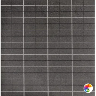 Mutina Керамическая плитка Aurore Charcoal Grid S 20,5x20,5