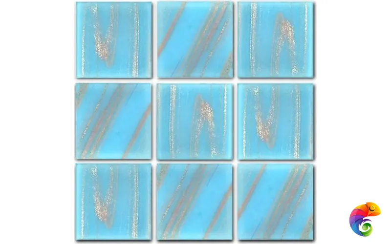 Rose Mosaic Стеклянная мозаика 1x1 G14(5) сетка 318х318