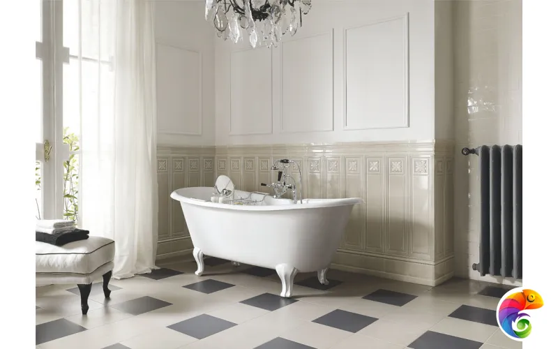Бордюр Ceramiche Grazia Epoque Finale Beige/Ivory Matt 6,5x20