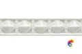 Бордюр Ceramiche Grazia Essenze Neoclassico Bianco Craquele 6x26