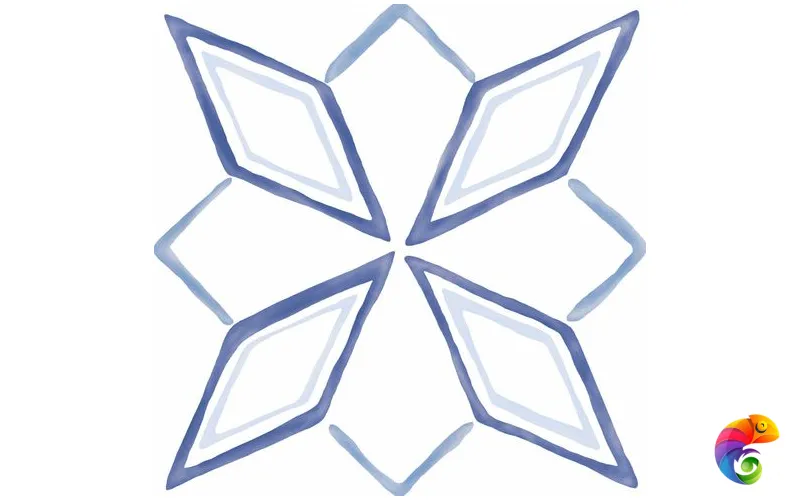 Керамическая плитка Harmony Draw Star 22.3x22.3