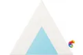 Керамическая плитка Petracers Triangolo Pallino Azzurro Su Bianco 17x17