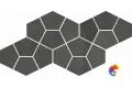 Мозаика  Italon Continuum Petrol Mosaico Prism  20,5x41,3