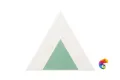 Керамическая плитка Petracers Triangolo Pallino Verde Su Bianco 17x17