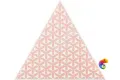 Керамическая плитка Petracers Triangolo Ypsilon Rosa Su Bianco 17x17