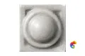 Вставка Ceramiche Grazia Amarcord Tozzetto Diamantato Fumo Matt 3x3