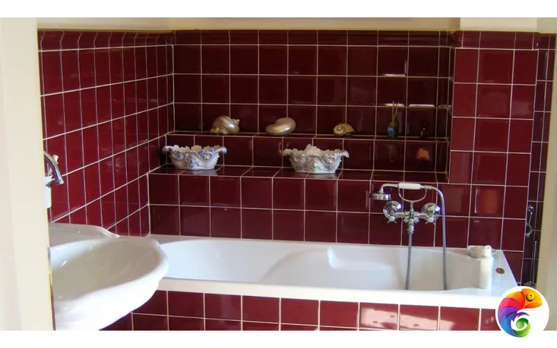 Керамическая плитка Etruria Design Victoria Piano Burgundy Lux 1° Scelta 7,5X7,5
