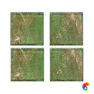 JNJ Стеклянная мозаика 2x2 с авантюрином GA73 сетка 327x327