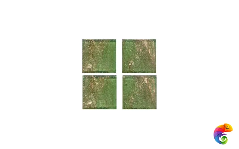 JNJ Стеклянная мозаика 2x2 с авантюрином GA73 сетка 327x327