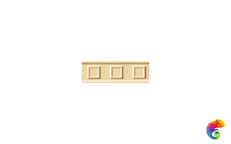 Бордюр Ceramiche Grazia Electa Square Apricot Matt 6,5x20