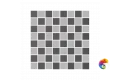 Мозаика Ceramiche Grazia Retro2 Mosaico Coal-Silver 30x30