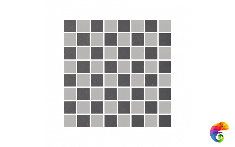 Мозаика Ceramiche Grazia Retro2 Mosaico Coal-Silver 30x30