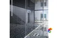 Стеклянное панно Sicis Vetrite Numisma Black 120x280