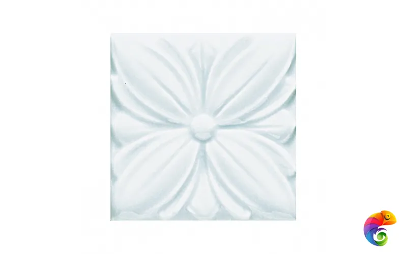 Вставка Ceramiche Grazia Melange Tozzetto Alloro Light Blue 6,5x6,5