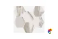 Керамогранит Италон Шарм Эво Калакатта Мозаика Гексагон Патинированный 25x29