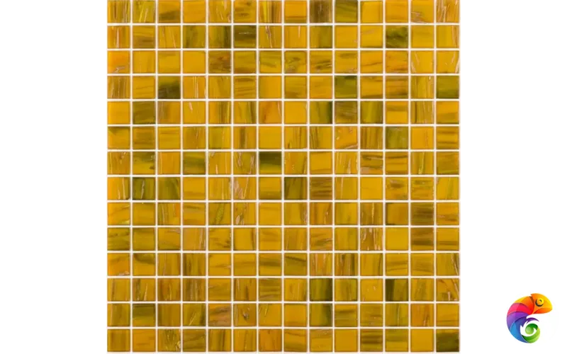 Rose Mosaic Стеклянная мозаика 1x1 GB92(5) сетка 318х318